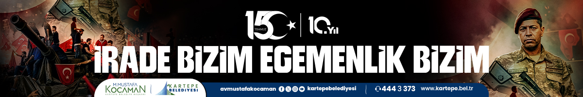 KARTEPE BELEDİYESİ 14-15/07/2026 15 TEMMUZ GÖRSELİ