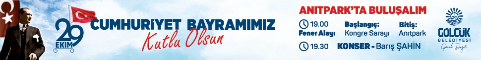 GÖLCÜK BELEDİYESİ 29.10.2026 CUMHURİYET