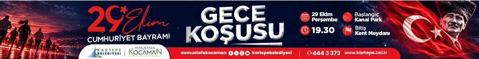 KARTEPE BELEDİYESİ 27 EKİM GECE KOŞUSU 28 -29 EKİM CUMHURİYET